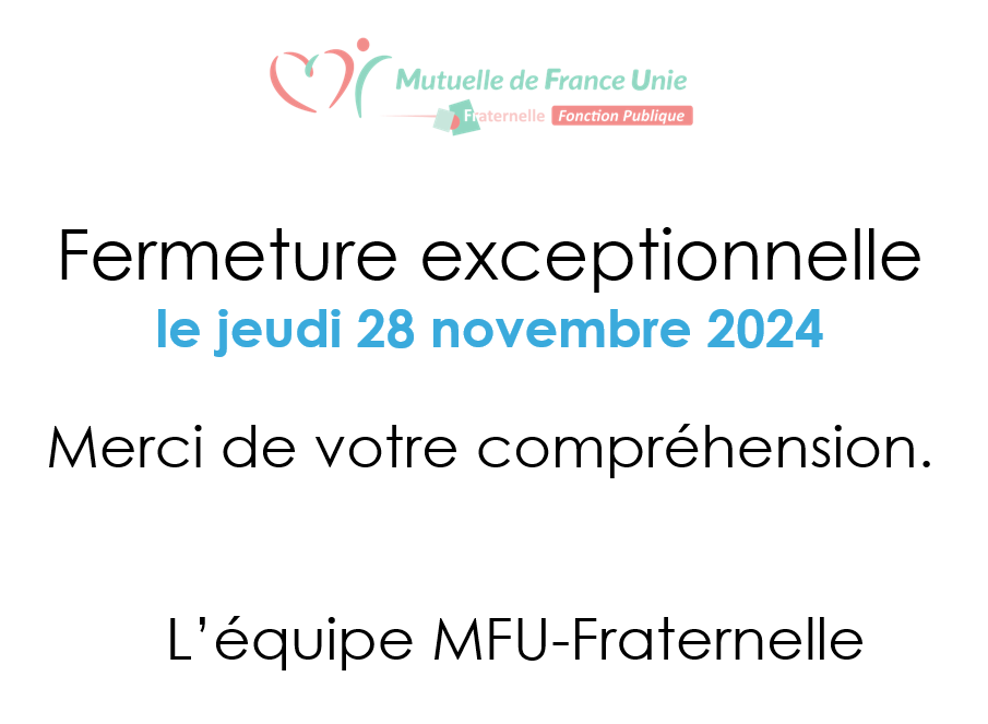 Fermeture exceptionnelle